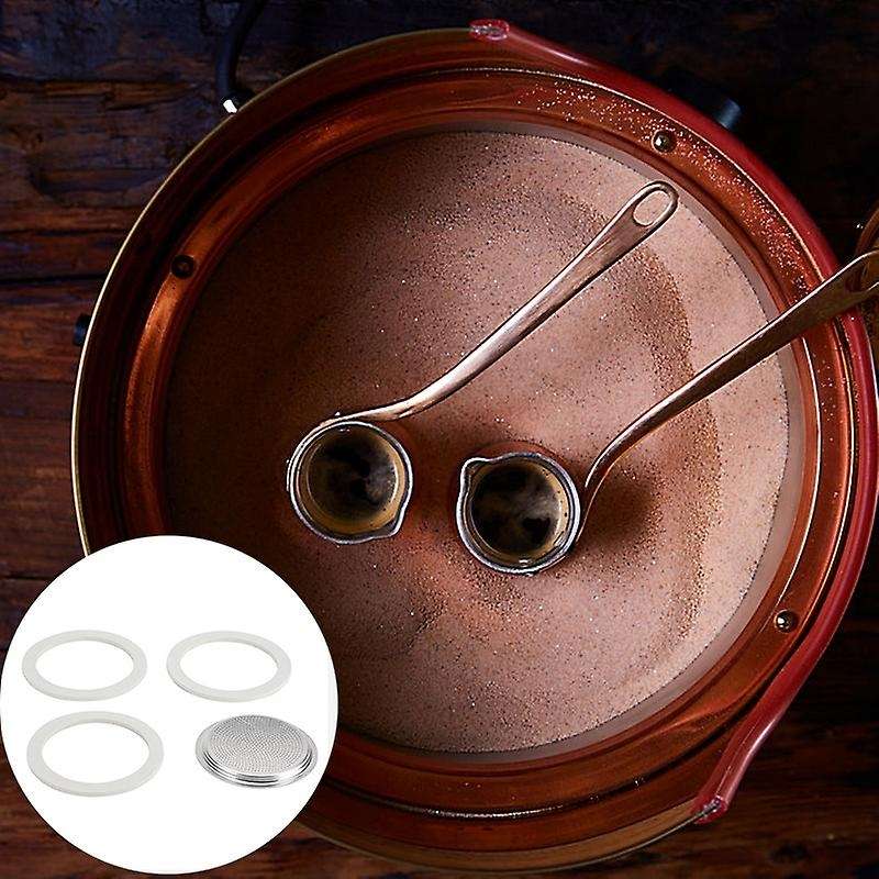 50ML Replacement Gaskets and Filter for 1 Cup Moka / Break / / Mini Espresso Makers