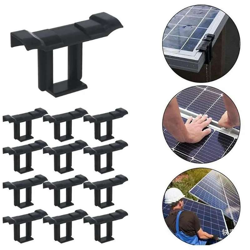 50PCS 40mm Solar Panel Water Drainage Clips Photovoltaic Panel Water Drained Clip Auto Remove Stagna