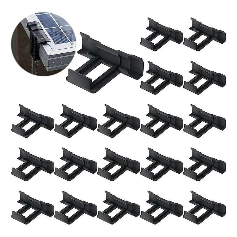50PCS 40mm Solar Panel Water Drainage Clips Photovoltaic Panel Water Drained Clip Auto Remove Stagna