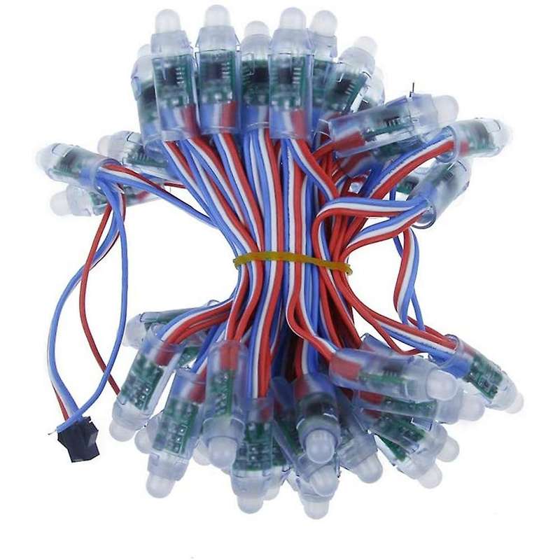 50Pcs 4M DC5V WS2811 Full Color LED Pixel Light Module 12mm 15cm