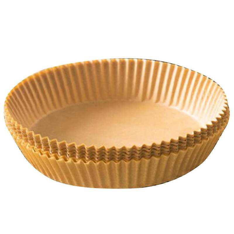 50Pcs Air Fryer Parchment Paper Liners Non-Stick Disposable Liners Basket UnperCompatibleated Round
