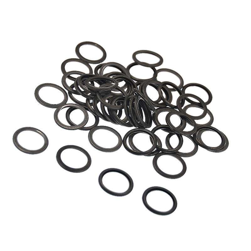 50Pcs Aluminum Engine Oil Drain Plug Seal Washer Gasket Rings for 803916010
