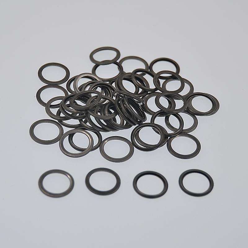 50Pcs Aluminum Engine Oil Drain Plug Seal Washer Gasket Rings for 803916010