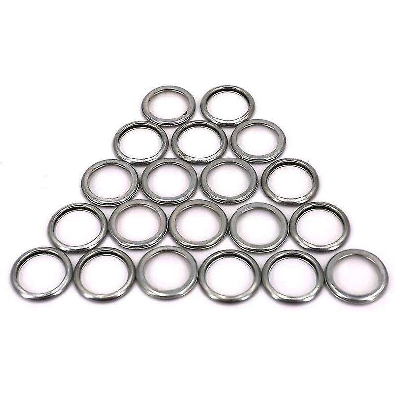 50Pcs Aluminum Engine Oil Drain Plug Seal Washer Gasket Rings for 803916010