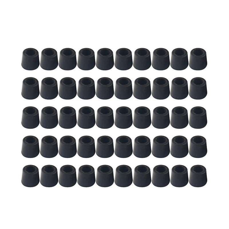 50PCS Air Conditioner Duct Repair Gasket Rubber Gasket Seal Ring Replacement Auto Parts Black