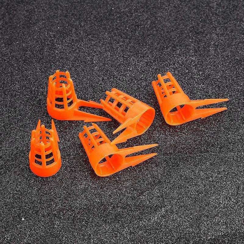 50Pcs Bee Queen Cages Protective Cover Plastic Cages Cell Protection Cap Beekeeping Breeding Suppli