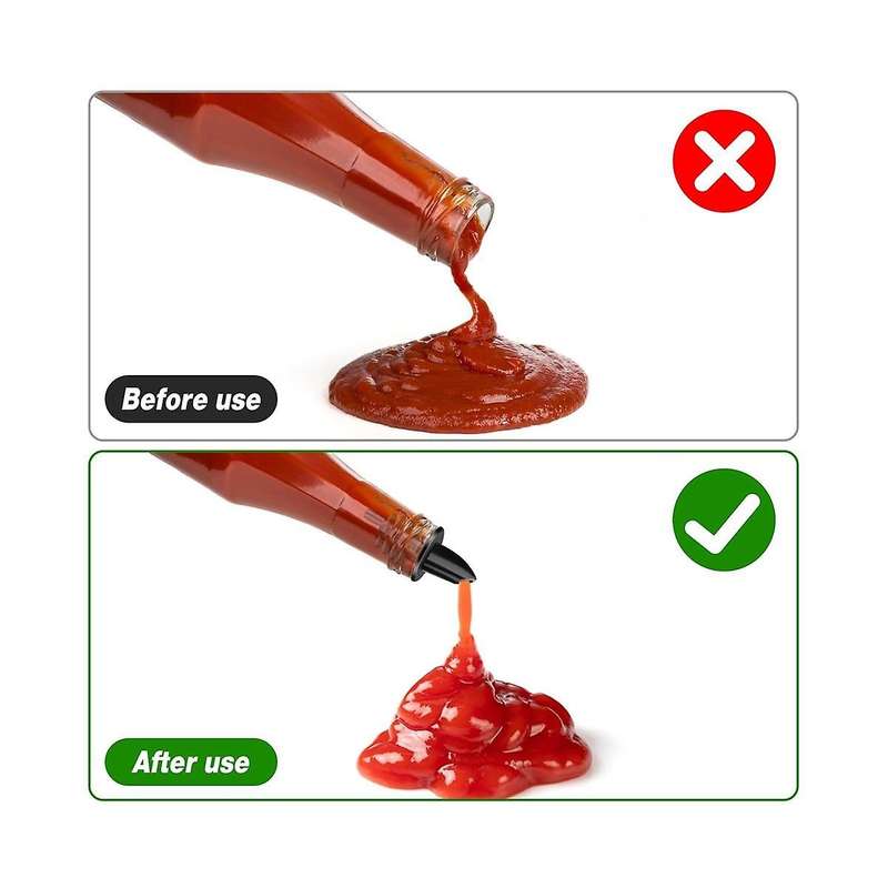 50pcs Bottle Pourers Syrup Pourer Pour Spouts Plastic Liquor Bottle Pourers with Rubber Pourers Dust