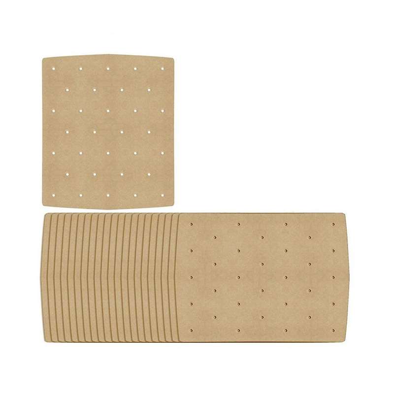 50pcs Fruit Air Fryer Paper Disposable Food Paper Liner Oil-proof Dish Barbecue Steamer Airfryer Ba