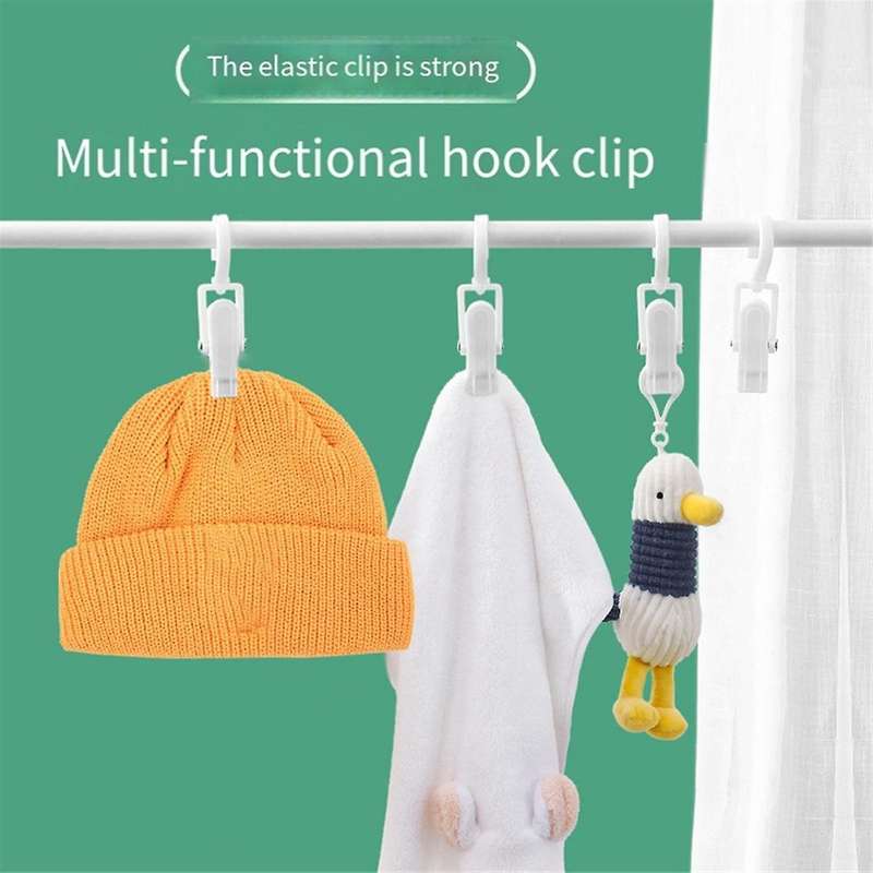 50pcs Clothes Clips for Hanging Clothes, Clothespins Clips with Springs Clothes for Bedroom Bathroom