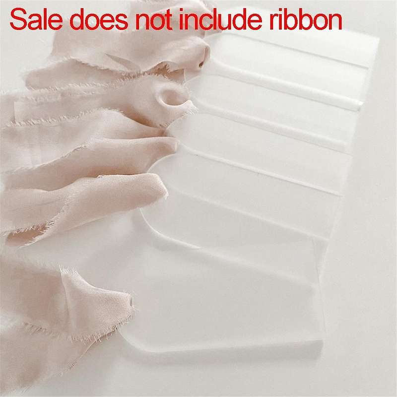 50PCS Frosted Acrylic Wedding Blank Place Card Clear Arch Gift Tag Name Plate Seating Chart DIY Mar