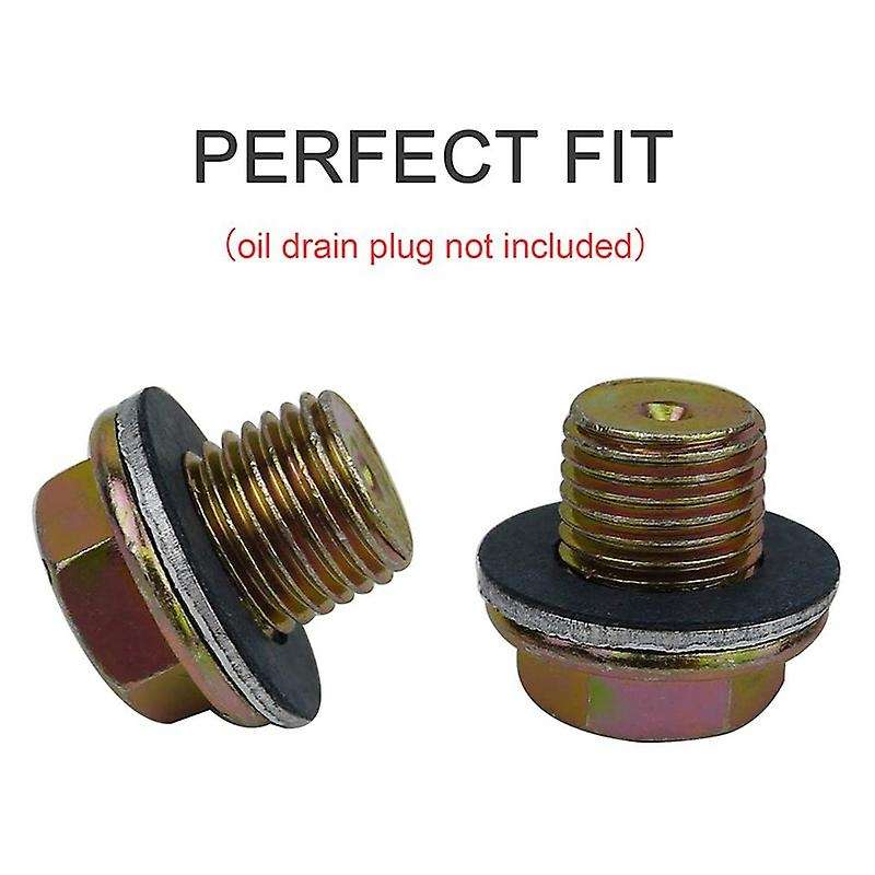 50Pcs Engine Oil Drain Plug Seal Washer Gasket Rings 90430-12031 for Car Accessories