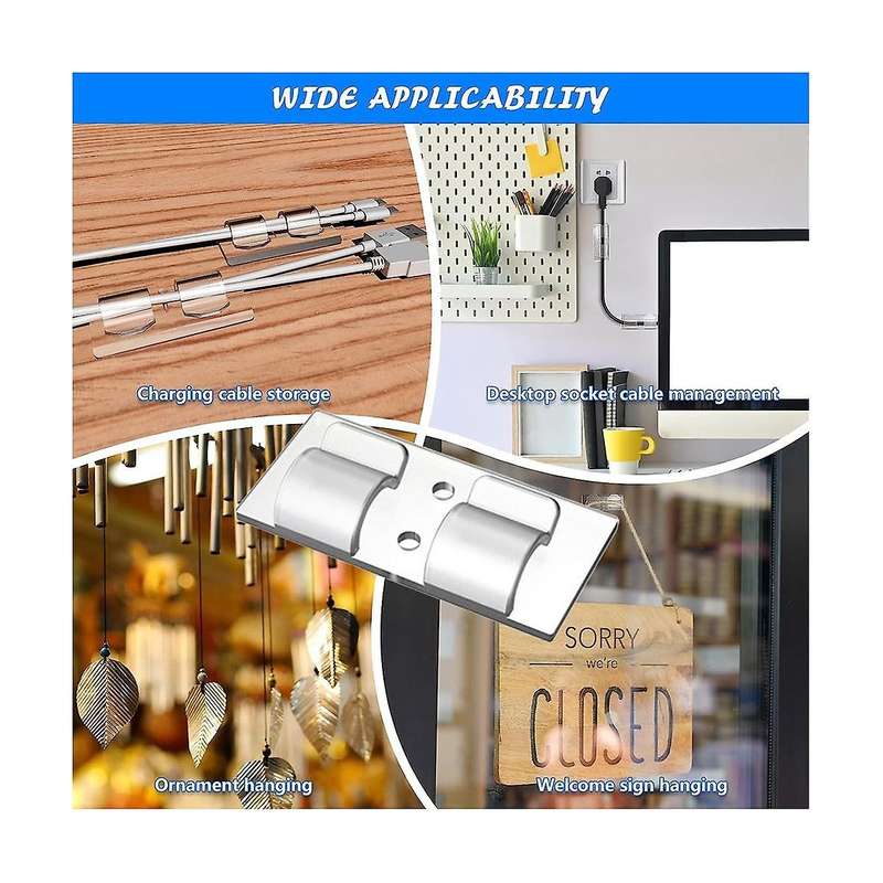 50pcs Hooks for Outdoor String Light Clips, Heavy Duty String Light Hooks Clips Waterproof Uv-resist