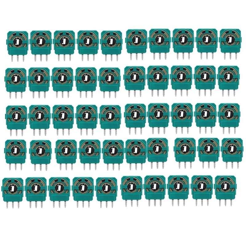 50PCS Joystick Potentiometers Sensor Kit 10Kohn for XBOXONE Controller 3D Thumbstick Axis Resistors
