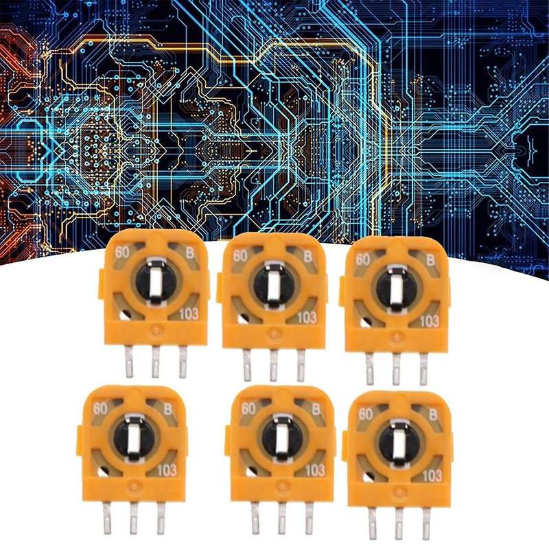 50PCS Joystick Potentiometers Sensor Kit 10Kohn for Controller 3D Thumbstick Axis Resistors Repair P