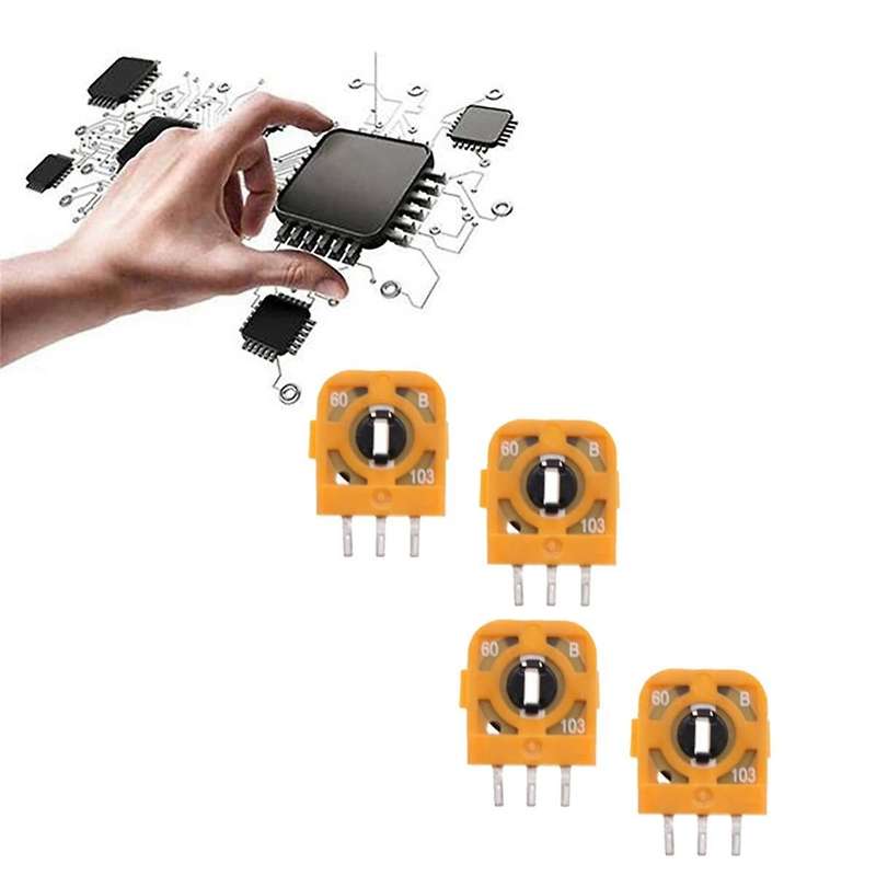50PCS Joystick Potentiometers Sensor Kit 10Kohn for Controller 3D Thumbstick Axis Resistors Repair