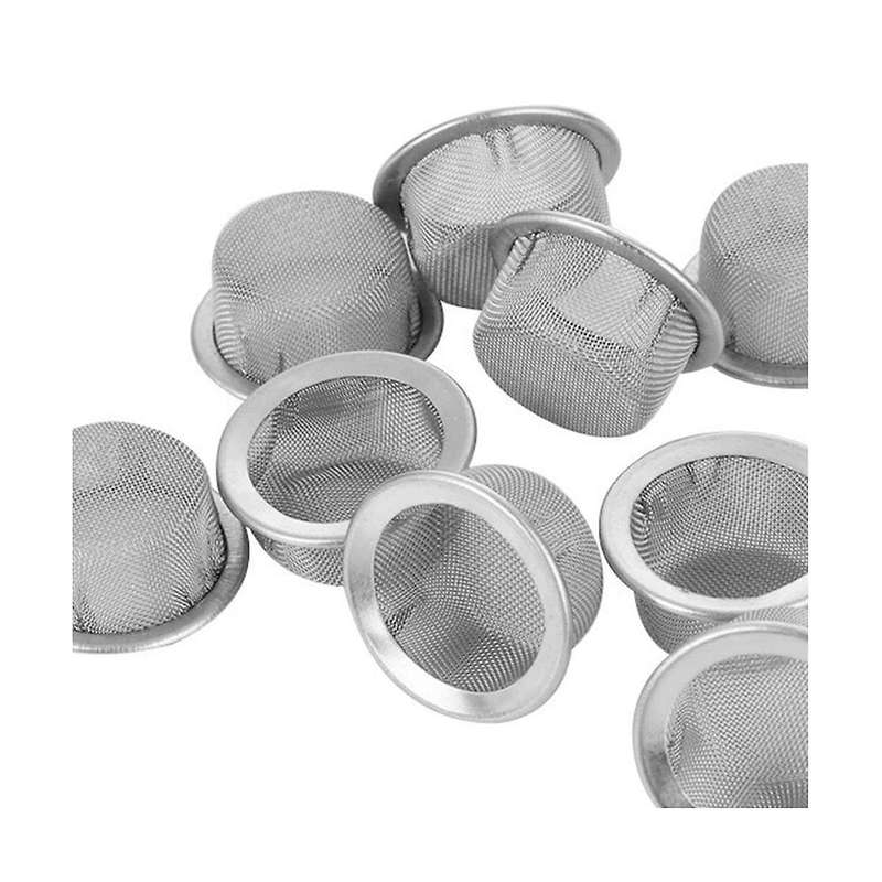 50pcs Mini Stainless Metal Reusable Filters
