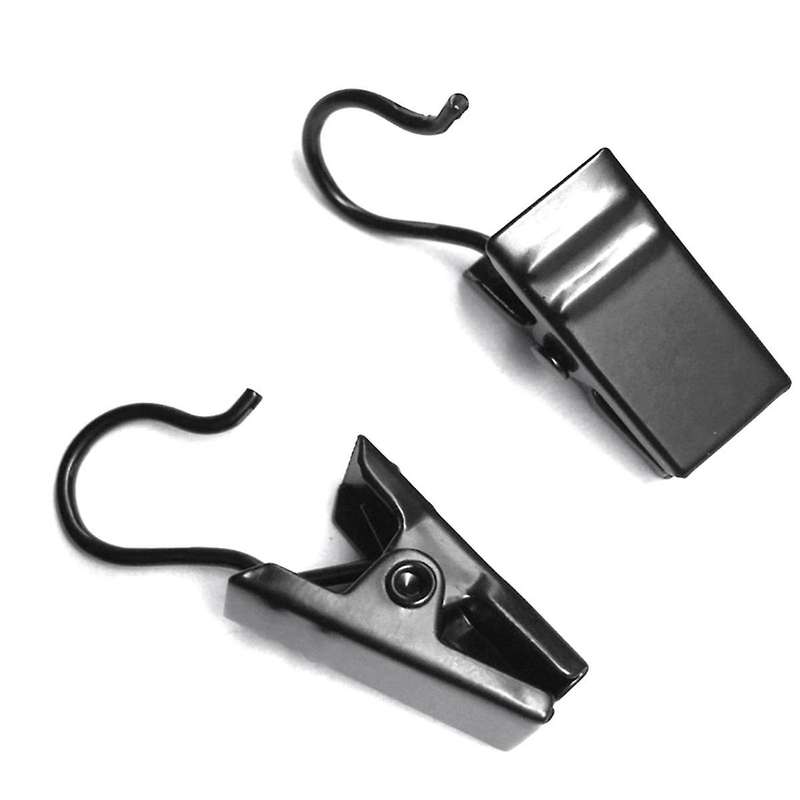 50Pcs Metal Curtain Clips with Hook Towel Photo Clips Home Window Accessories Sturdy and Durable Iro
