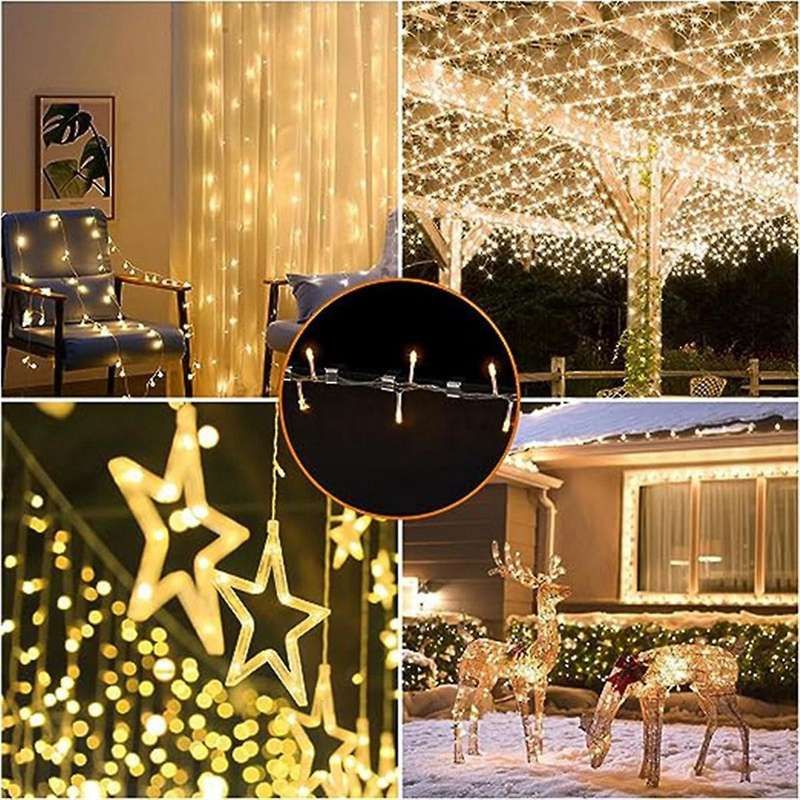 50Pcs Metal Christmas Light Hook, Outdoor Light Cord Clip, Light Clip for Holiday Light Decoration