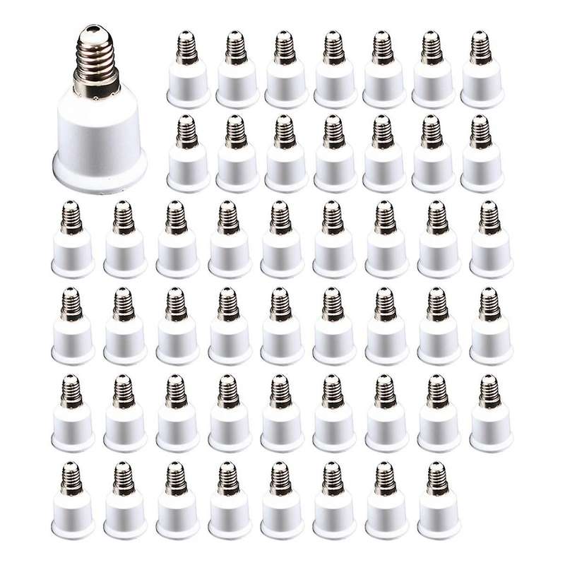 50PCS Lamp Bulb Socket Converter Easy Installation Convenient Simple and Hassle-Free Installation E