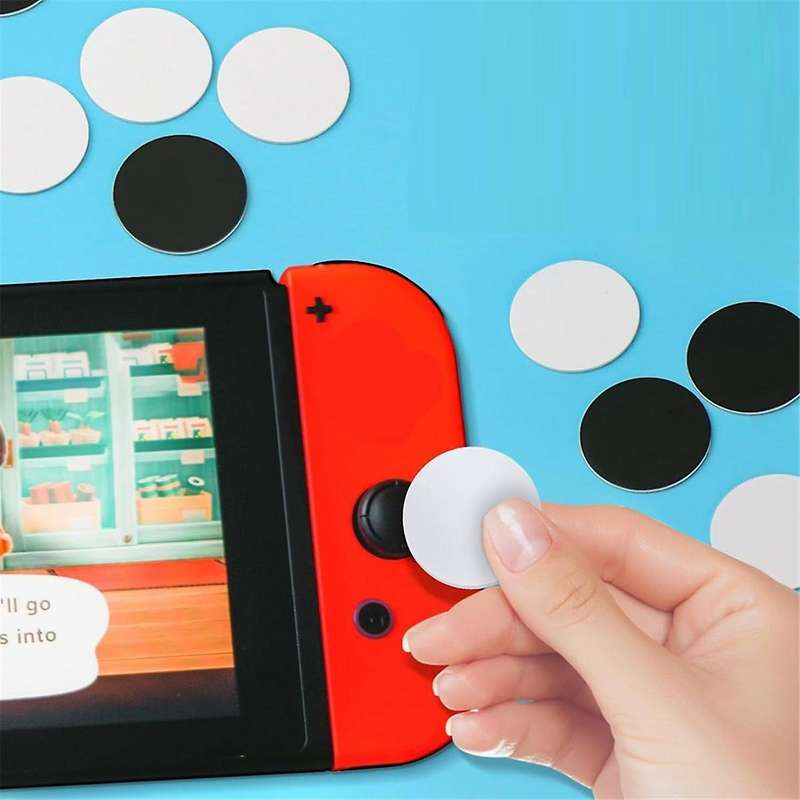 50PCS NFC Sticker Tags, NFC Cards with Adhesive Backing, Round Rewritable NFC Card, 504 Bytes Memory