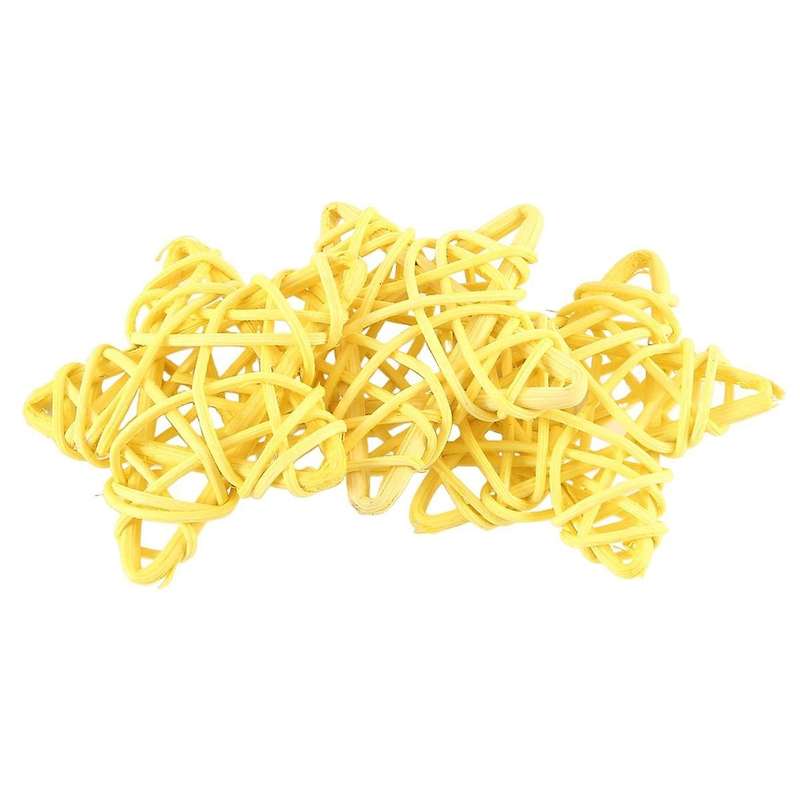 50Pcs Pentagram Trees Topper Decorations Christmas Decoraciones House for Home Star Decor Christmas