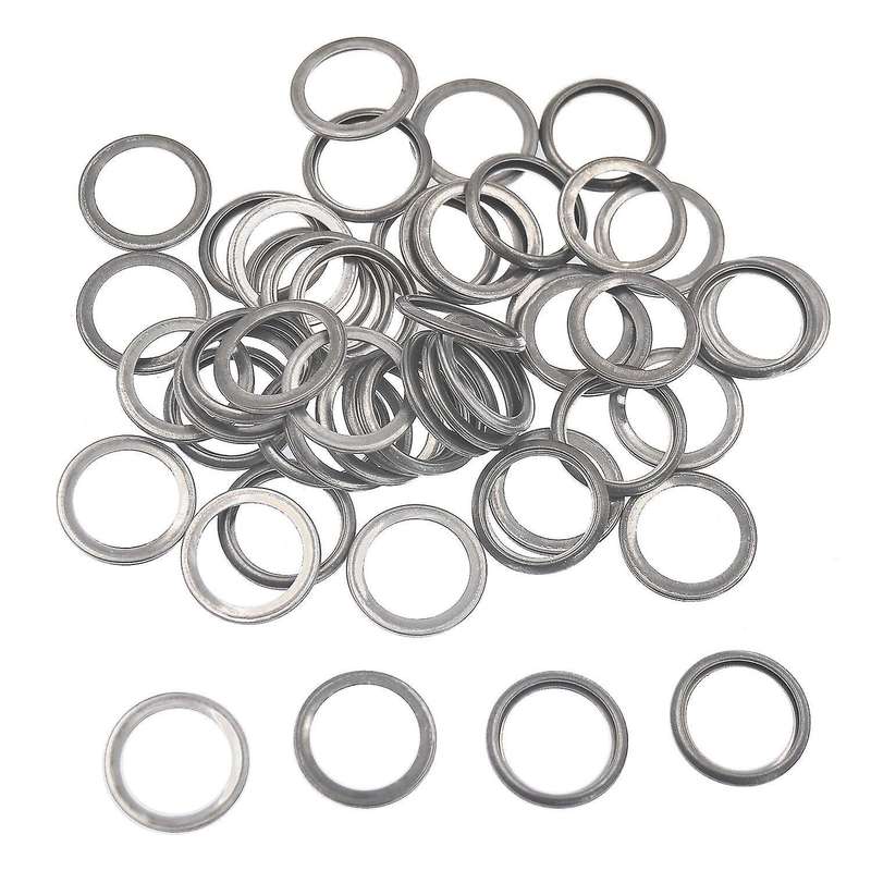 50Pcs Plug Drain Washer Auto Oil Gasket Seal Fits for 803916010