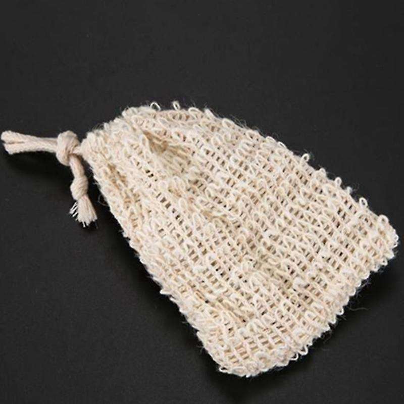50Pcs Shower Bath Sisal Soap Bag Exfoliating Soap Saver Pouch Holder