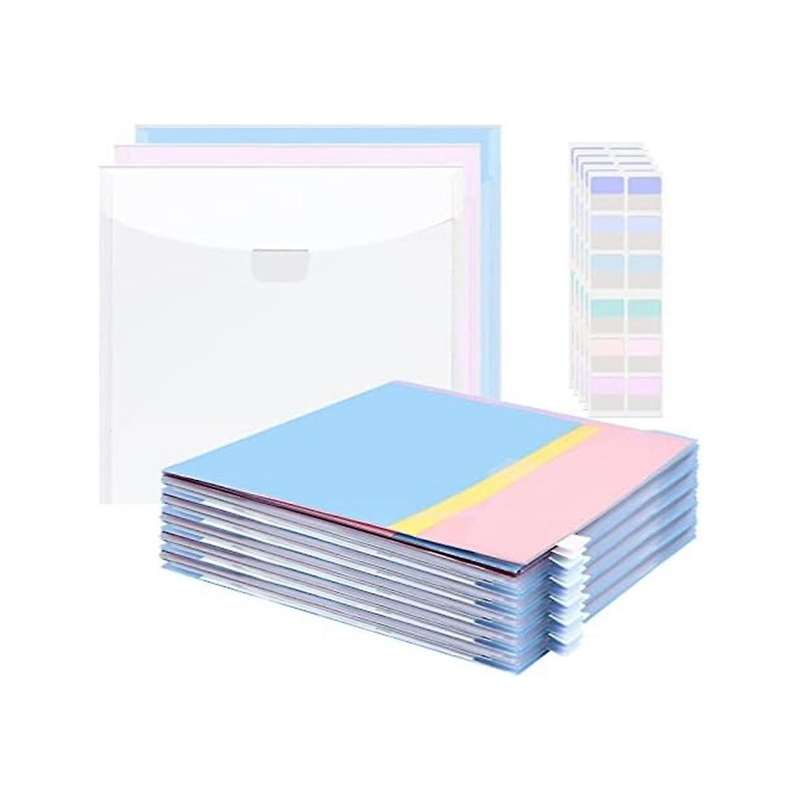 50pcs Scrapbook Paper Storage Organizer with 120pcs Sticky Index Tabs for Holding Scrapbook Paper Ca