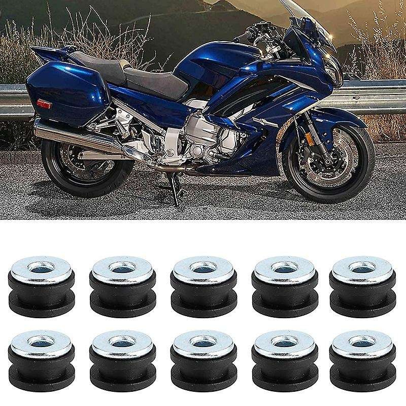 50PCS Rubber Motorcycle Grommet Fairing Bolt Bushing Part Fit for