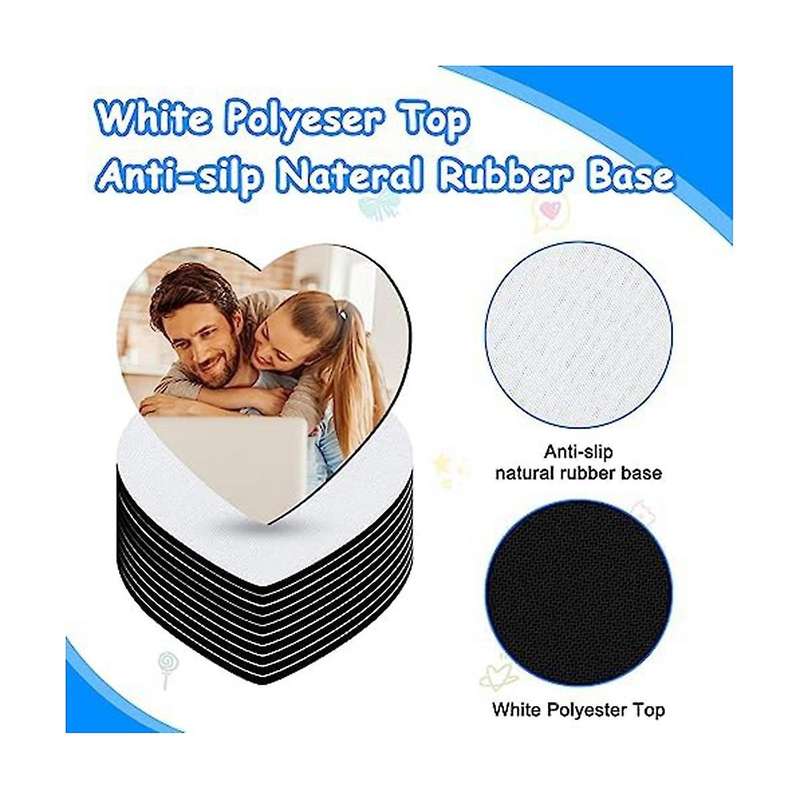 50pcs Sublimation Blank Car Coasters,5 Styles Bulk Square Blank Coasters,for Sublimation Diycrafts S