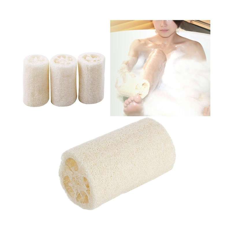 50pcsnatural Loofah Exfoliating Body Shower Loofah Sponge,premium Exfoliating Biodegradable Loofah