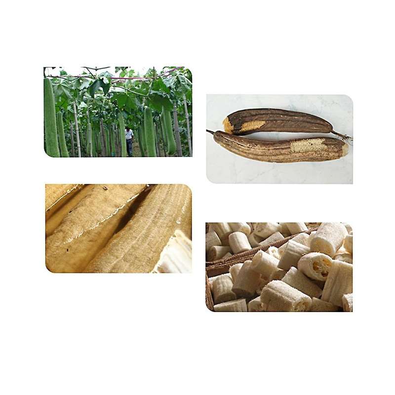 50pcsnatural Loofah Exfoliating Body Shower Loofah Sponge,premium Exfoliating Biodegradable Loofah