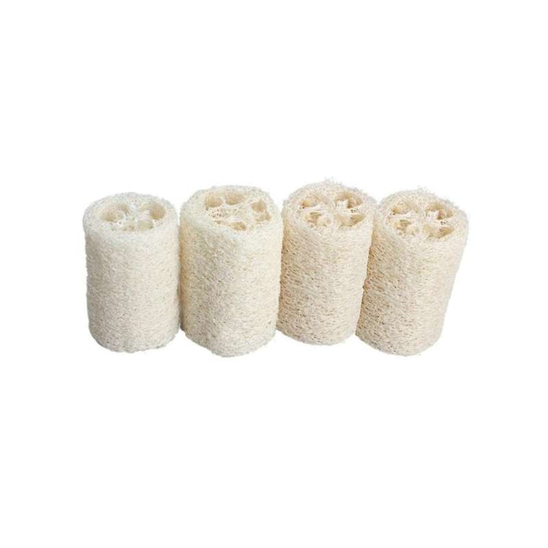50pcsnatural Loofah Exfoliating Body Shower Loofah Sponge,premium Exfoliating Biodegradable Loofah