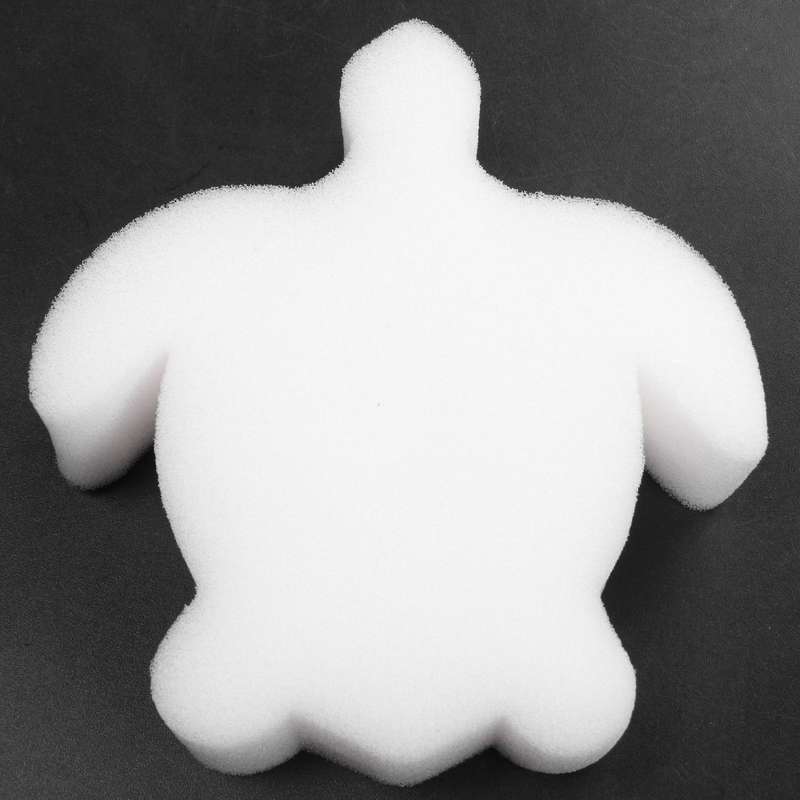50pcs White Floating Spa Sponge Turtle Oil Absorbing Hot Tub Skimmer Scum Absorber Cleaners for Swi