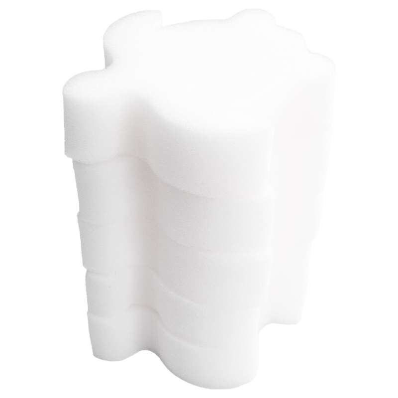 50pcs White Floating Spa Sponge Turtle Oil Absorbing Hot Tub Skimmer Scum Absorber Cleaners for Swi