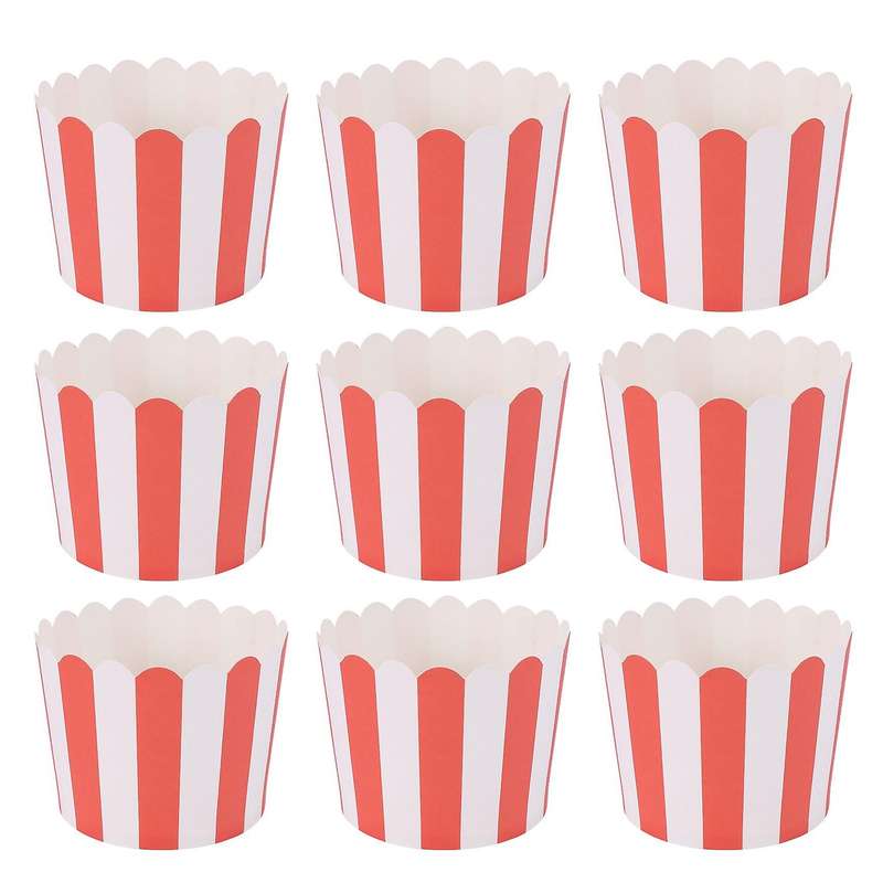 50X Cupcake Paper Cake Case Baking Cups Liner Muffin Kitchen Baking Red