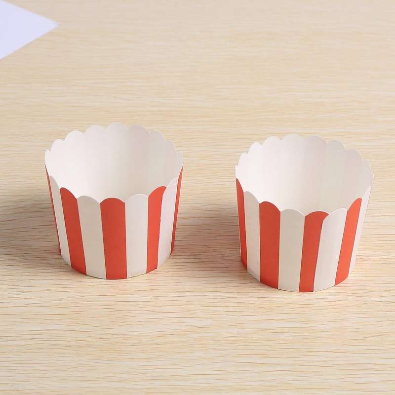 50X Cupcake Paper Cake Case Baking Cups Liner Muffin Kitchen Baking Red