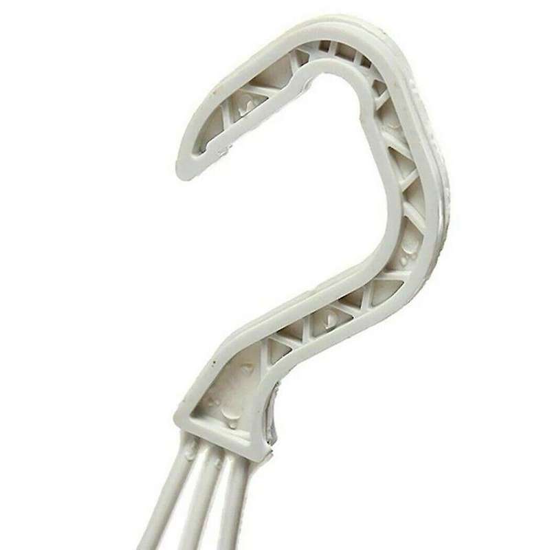 50X Flower Pot Hook Clip Garden Plant Hanger Hanging Stand Basket Chain Durable -White