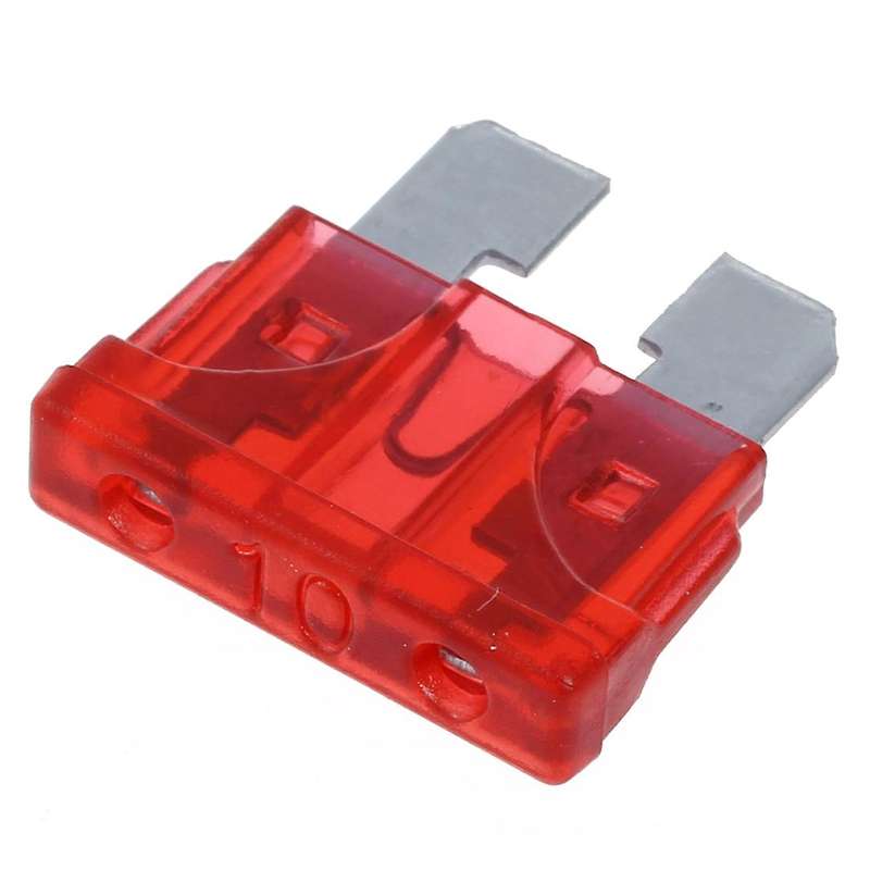 50x Motorcycle Car Blade Fuse Fuse Fuse Red 10a