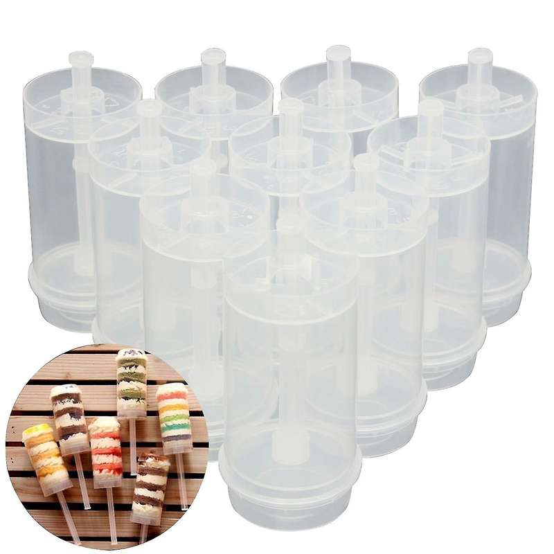 50x Cakes Dessert Push Up Pop Containers Pop for Party Use