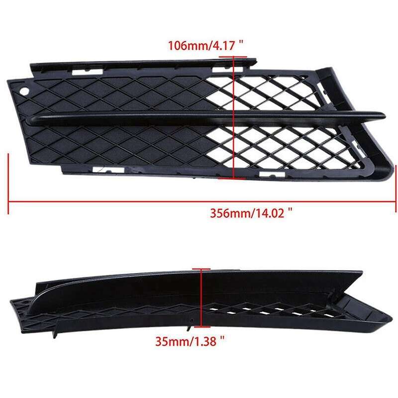 51117134081 51117134082 Fog Lamp Bezel Lower Grille Front Bumper Fog Lamp Grille Automotive for E90