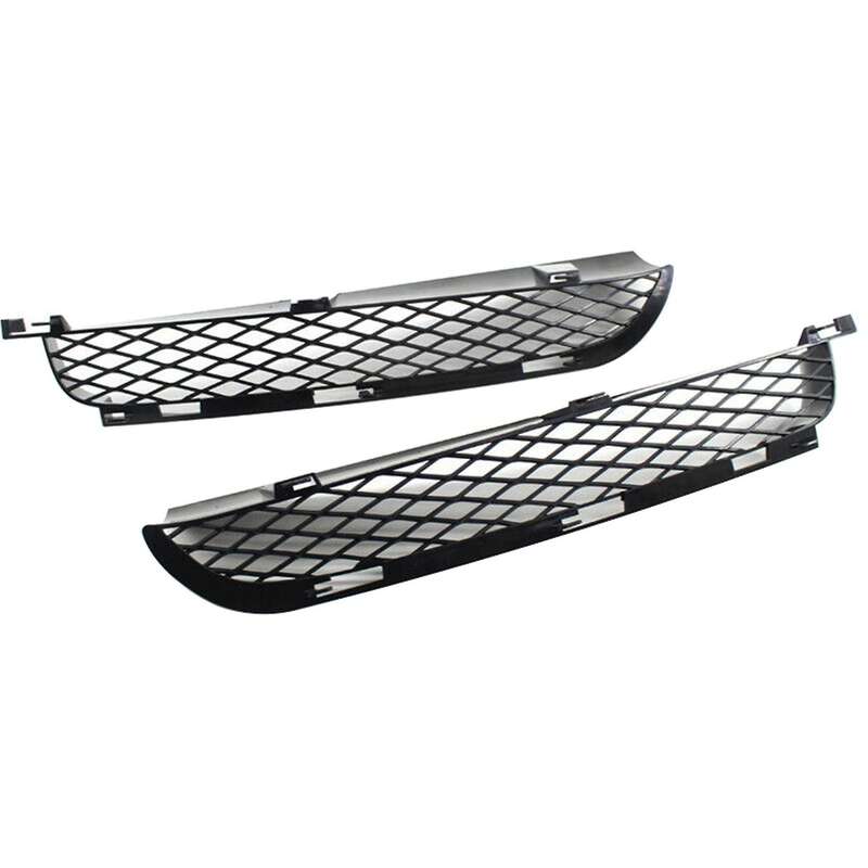51117116397/51117116398 Left+Right Side 1 Pair Front Lower Bumper Grille Replacement for - X5 E53 04