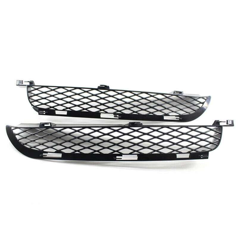51117116397/51117116398 Left+Right Side 1 Pair Front Lower Bumper Grille Replacement for - X5 E53 04