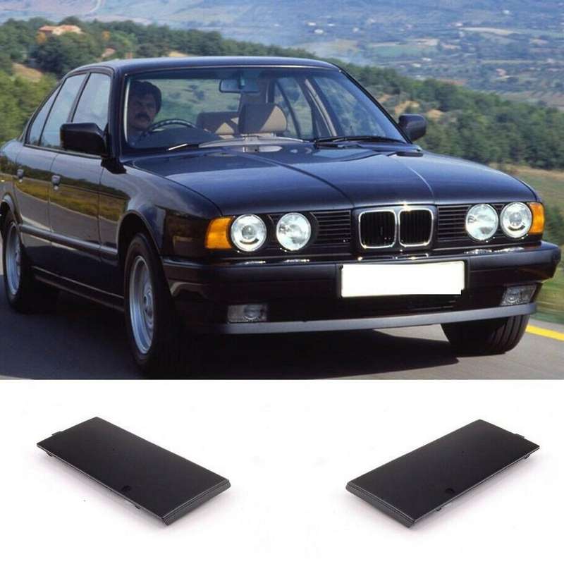 51111946495 51111946496 Front Left Right Side Bumper Hook Cover Cap Tow Trim for E34 525I 530I 540I