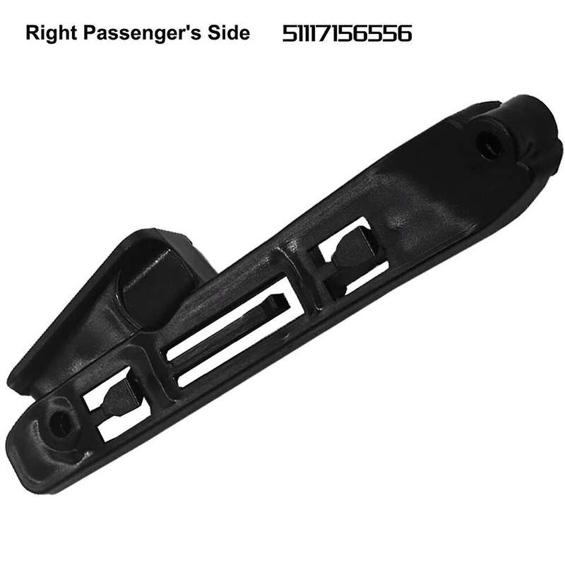 51117156556 for 3.0L Front Right Passenger Side Bumper Cover Guide Front Bumper Bracket