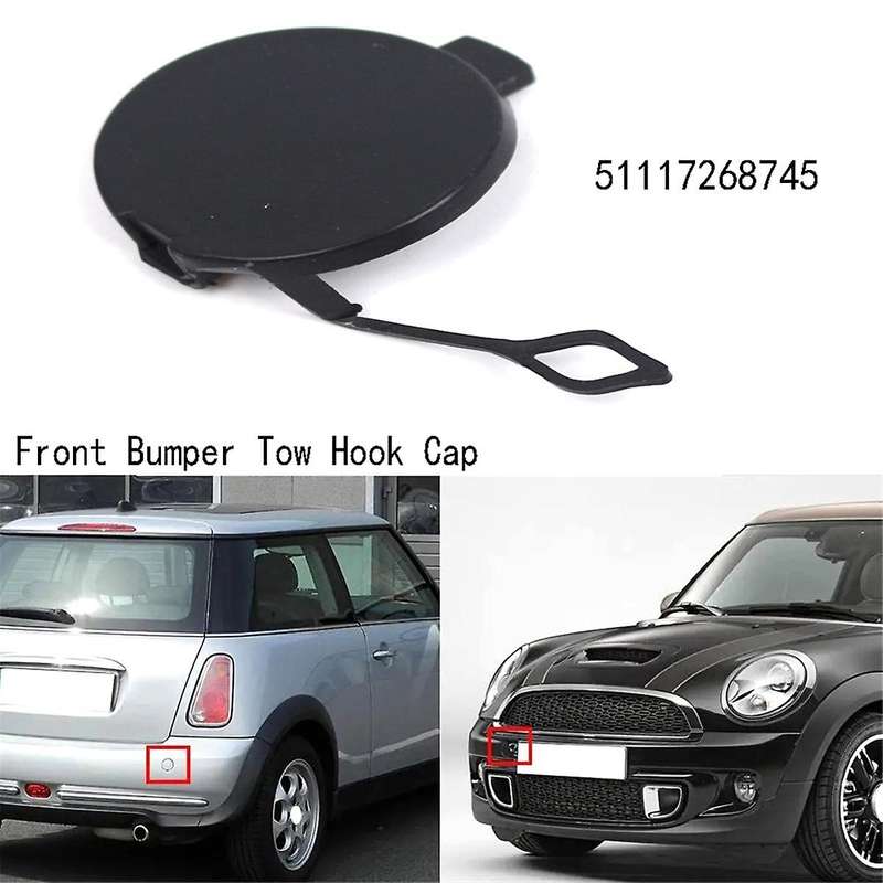 51117268745 Front Bumper Tow Hook Cap Towing Eye Cover 51117268745 for R55-R57
