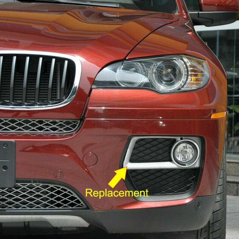 51117312595 51117312596 Bumper Fog Light Grill Cover Trim for - E71 X6 2012 2013 2014
