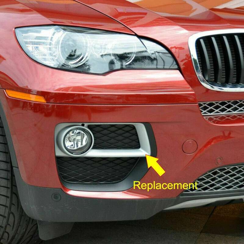 51117312595 51117312596 Bumper Fog Light Grill Cover Trim for - E71 X6 2012 2013 2014
