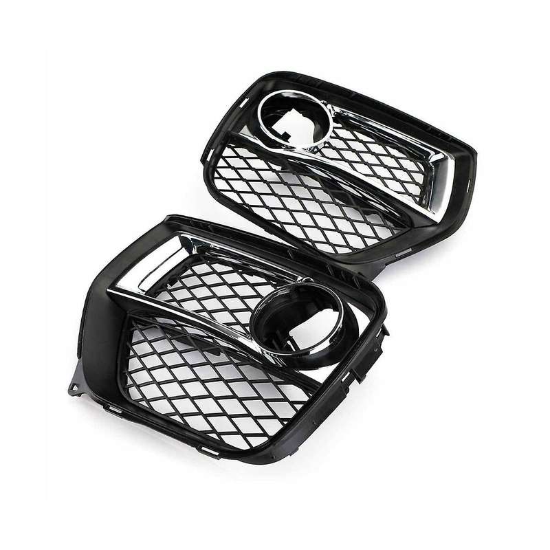 51117312605 51117312606 Fog Light Frame Fog Light Grille Cover Through Hole Fog Light Grille Car Fo