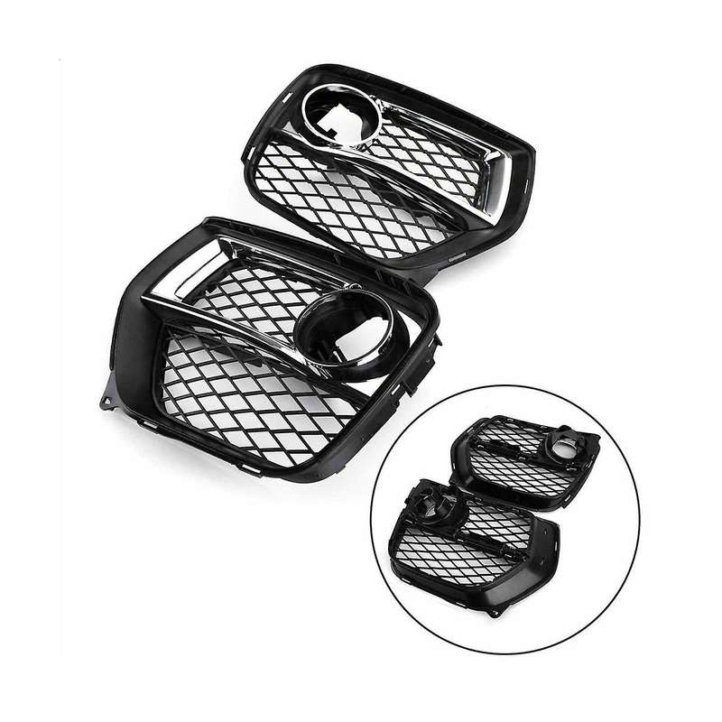 51117312605 51117312606 Fog Light Frame Fog Light Grille Cover Through Hole Fog Light Grille Car Fo